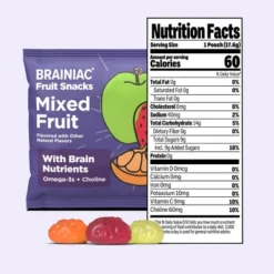 Brainiac Kids Fruit Snacks With Omega-3s Mixed Fruit - 12.4oz/20ct 11 Brainiac Kids Fruit Snacks With Omega-3s Mixed Fruit - 12.4oz/20ct -Lipton Sale Store GUEST ddbbcac4 7352 40ae 86f6 1dc0b2c67366