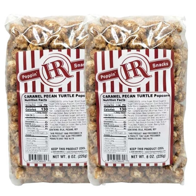 HR Poppin' Snacks 8 Oz Caramel Pecan Turtle Popcorn - Pack Of 2 7 HR Poppin' Snacks 8 Oz Caramel Pecan Turtle Popcorn - Pack Of 2 - Image 7