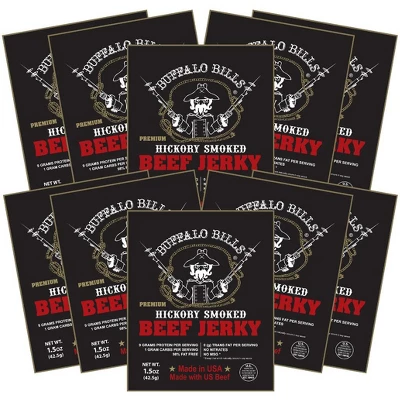 Buffalo Bills 1.5oz Premium Hickory Beef Jerky Packs (ten 1.5oz Beef Jerky Packs) 5 Buffalo Bills 1.5oz Premium Hickory Beef Jerky Packs (ten 1.5oz Beef Jerky Packs) - Image 5