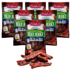 Bridgford Sweet Baby Ray’s Beef Jerky Roasted Garlic 10 Oz - High Protein Beef Jerky For Your Dietary Preferences & On-the-Go Snacking -Lipton Sale Store GUEST e56ec1aa b66a 4460 8d9f 36d58f231a40