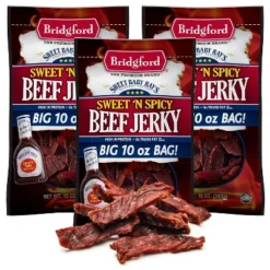 Bridgford Sweet Baby Ray’s Beef Jerky Sweet N Spicy 10 Oz - Ready-to-Eat High Protein Sweetened Spicy Beef Jerky For On-the-Go Snacking -Lipton Sale Store GUEST e9a71add b243 432b a4ae baf479f96a48
