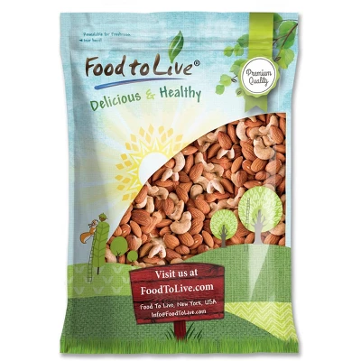 Dry Roasted Almonds And Cashews Mix - By Food To Live 6 Dry Roasted Almonds And Cashews Mix - By Food To Live - Image 6
