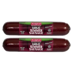 Bridgford Garlic Summer Sausage 16 Oz - Gluten-Free High Protein Garlic Infused Ready-to-Eat Summer Sausage For No-Carb Keto Diets -Lipton Sale Store GUEST f28c02d8 c1d7 406e b01f 0ac503cd0fa0