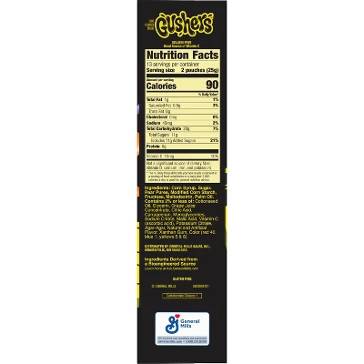 Fruit Gushers Spooky Halloween Mini Fruit Snacks - 11.44oz/26ct 1 Fruit Gushers Spooky Halloween Mini Fruit Snacks - 11.44oz/26ct