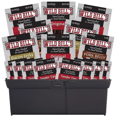 Wild Bill's 16-Piece Sampler Tool Box (includes Beef Jerky, Bacon Jerky And Pork Belly Bites) 8 Wild Bill's 16-Piece Sampler Tool Box (includes Beef Jerky, Bacon Jerky And Pork Belly Bites) - Image 8