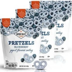 Hayden Valley Foods Blueberry Yogurt Covered Pretzels | 5 Oz Bags (Pack Of 3) | No Artificial Flavors, Preservatives Or Colors -Lipton Sale Store GUEST f88dea20 6924 4fa8 8d7c 5a01e8972a12