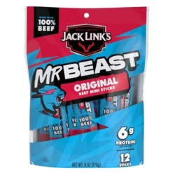 Jack Link's MrBeast Mini Beef Sticks Original - 6oz/12ct -Lipton Sale Store GUEST fc37aad3 b7f2 4174 a723 21e7e4d2e63b