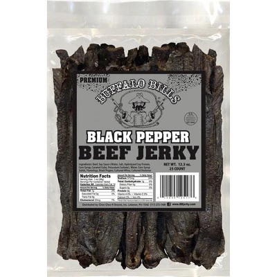Buffalo Bills Black Pepper Beef Jerky 2 Bag Starter Kit (2 Bags And 1 Jar) 2 Buffalo Bills Black Pepper Beef Jerky 2 Bag Starter Kit (2 Bags And 1 Jar) - Image 2