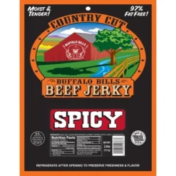 Buffalo Bills 2.6oz Spicy Country Cut Beef Jerky - Six 2.6oz Packs